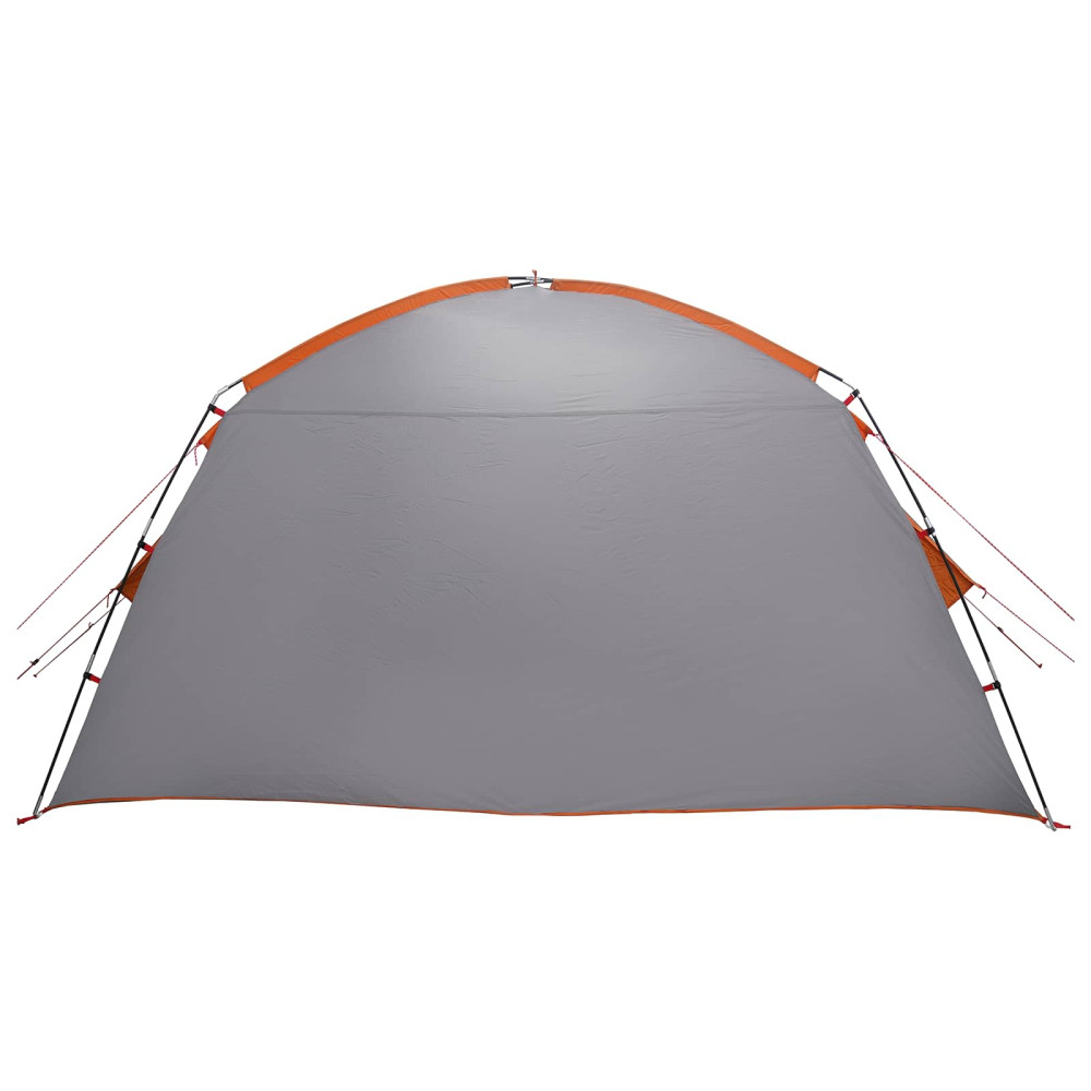 Produktbild för Stuga Tält med tak Grå och orange 300 x 210 x 156 cm Polyester