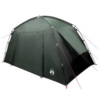 Produktbild för Stuga Tält med tak Armégrön 300 x 210 x 156 cm Polyester