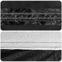 Produktbild för Stuga Tält med tak Vit Blackout 300 x 210 x 156 cm Polyester