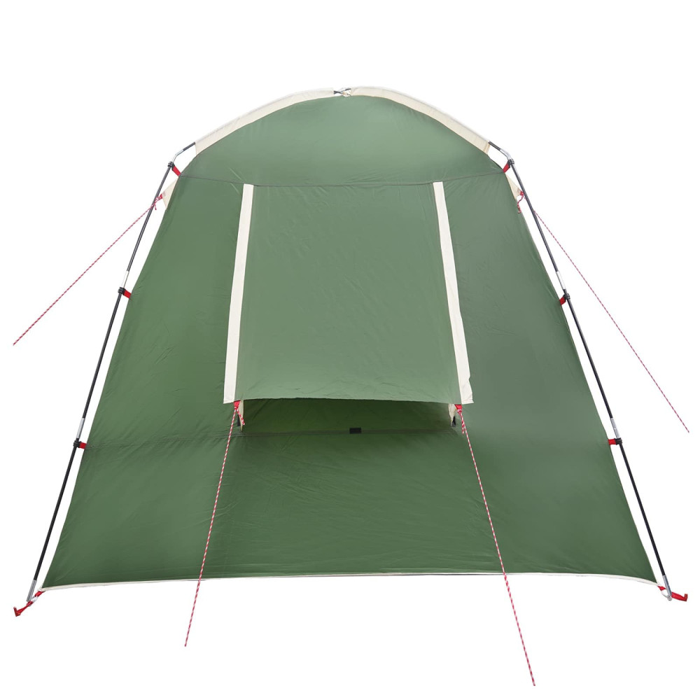 Produktbild för Stuga Tält med tak Grön 400 x 210 x 180 cm Polyester