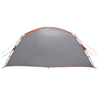 Produktbild för Stuga Tält med tak Grå och orange 400 x 210 x 180 cm Polyester