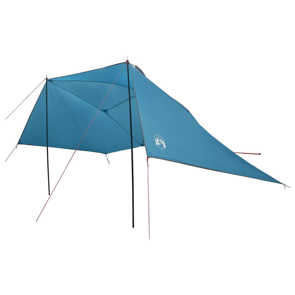 Produktbild för Bil tält med tak Blå 308 x 215 x 220 cm Polyester och Stål