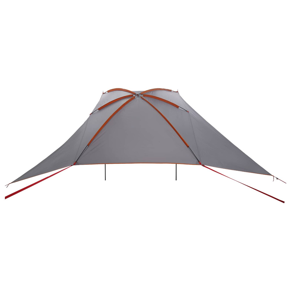 Produktbild för Bil tält Grå och orange 308 x 215 x 220 cm Polyester och Stål