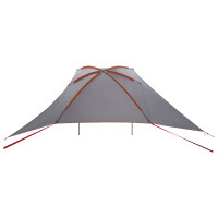 Produktbild för Bil tält Grå och orange 308 x 215 x 220 cm Polyester och Stål