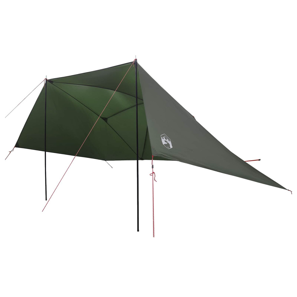 Produktbild för Bil tält med tak Armégrön 308 x 215 x 220 cm Polyester och Stål