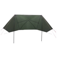 Produktbild för Bil tält med tak Armégrön 308 x 215 x 220 cm Polyester och Stål