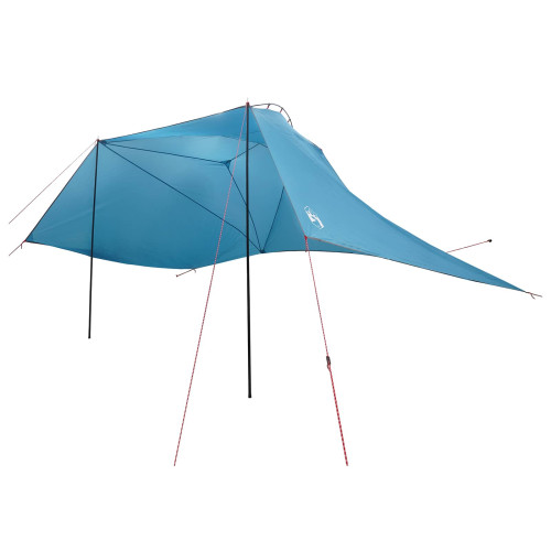 vidaXL Bil tält med tak Blå 350 x 250 cm Polyester och Stål