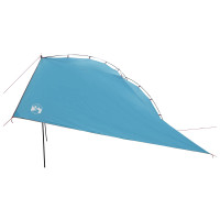Produktbild för Bil tält med tak Blå 350 x 250 cm Polyester och Stål