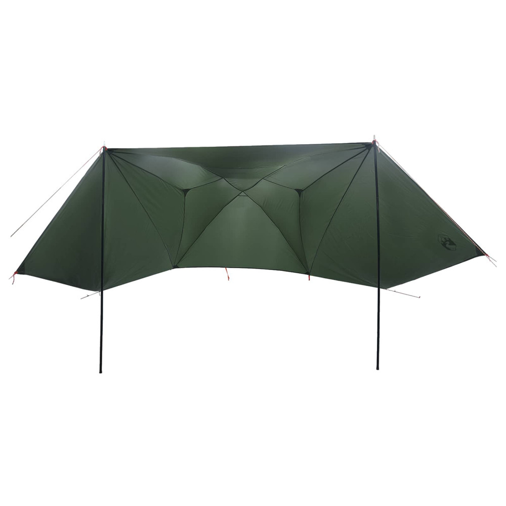 Produktbild för Bil tält med tak Armégrön 350 x 250 cm Polyester och Stål