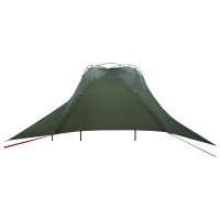 Produktbild för Bil tält med tak Armégrön 350 x 250 cm Polyester och Stål