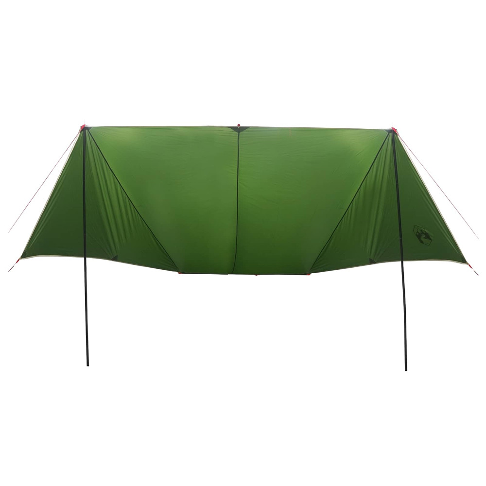 Produktbild för Fordonmarkis med tak Grön 518 x 580 x 215 cm Polyester och Stål