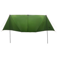 Produktbild för Fordonmarkis med tak Grön 518 x 580 x 215 cm Polyester och Stål