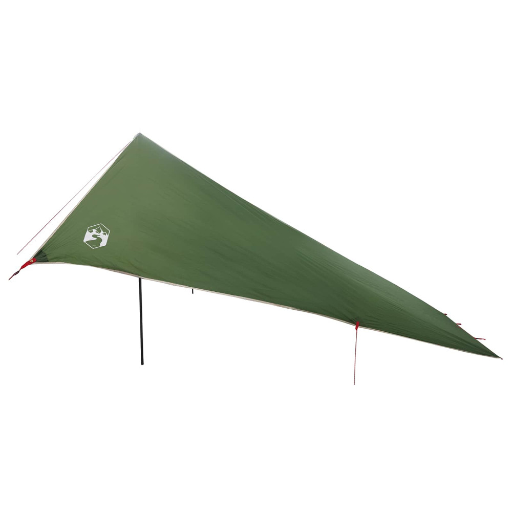 Produktbild för Fordonmarkis med tak Grön 518 x 580 x 215 cm Polyester och Stål