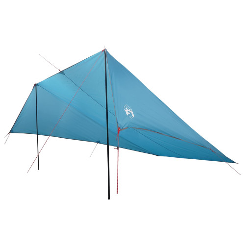 vidaXL Fordonmarkis med tak Blå 518 x 580 x 215 cm Polyester och Stål