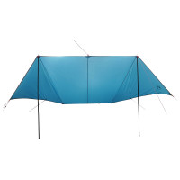 Produktbild för Fordonmarkis med tak Blå 518 x 580 x 215 cm Polyester och Stål