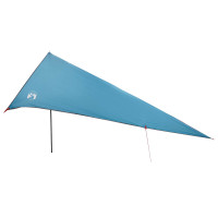 Produktbild för Fordonmarkis med tak Blå 518 x 580 x 215 cm Polyester och Stål
