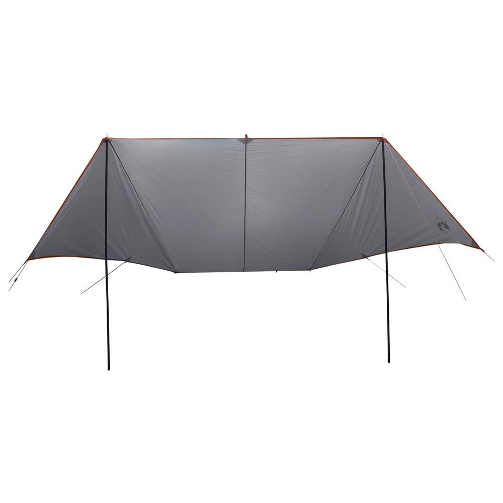 Produktbild för Fordonmarkis med tak Grå och orange 518 x 580 x 215 cm