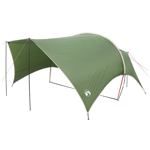 vidaXL Campingtarp vattentålig Grön 550 x 400 x 230 cm