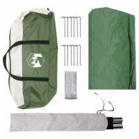 Produktbild för Campingtarp vattentålig Grön 550 x 400 x 230 cm