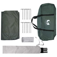 Produktbild för Campingtarp vattentålig Armégrön 550 x 400 x 230 cm
