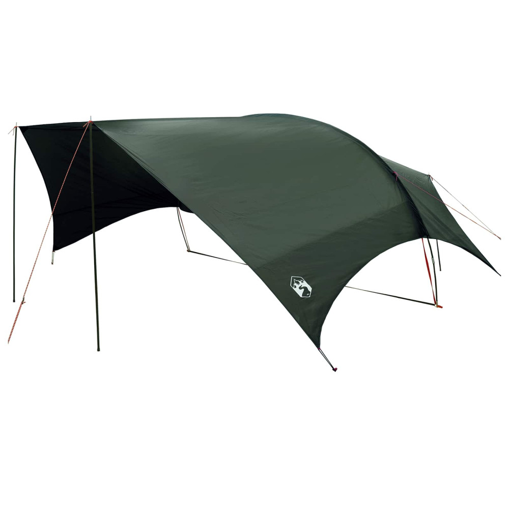 Produktbild för Campingtarp vattentålig Armégrön 695 x 580 x 200 cm