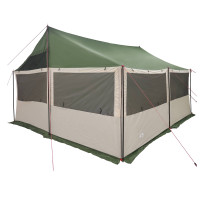 Produktbild för Familjetält med tak Grön 450 x 400 x 265 cm Polyester och Stål