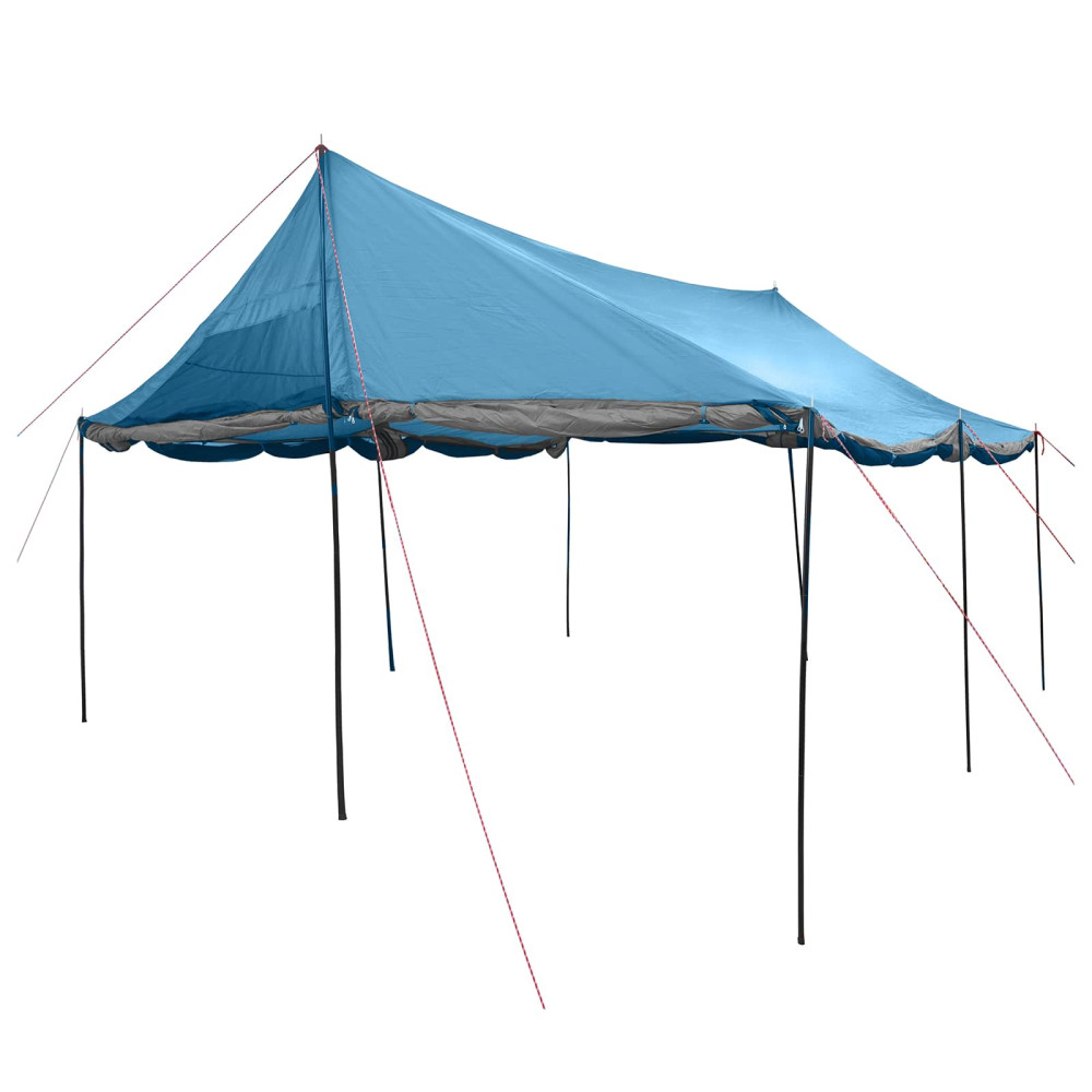 Produktbild för Familjetält med tak Blå 450 x 400 x 265 cm Polyester och Stål