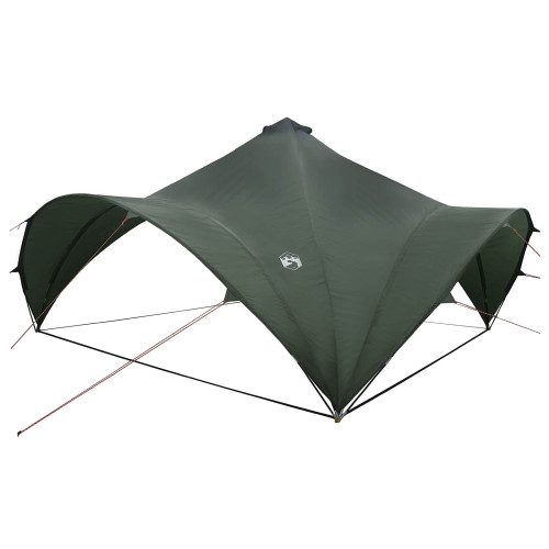 vidaXL Partytält Armégrön 500 x 500 x 350 cm Polyester och Stål