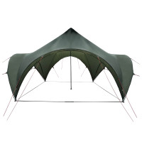 Produktbild för Partytält Armégrön 400 x 400 x 320 cm Polyester och Stål