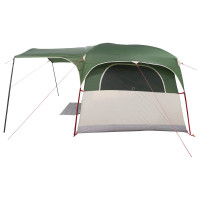 Produktbild för Tunneltält med tak Grön 427 x 305 x 205 cm Polyester och Stål