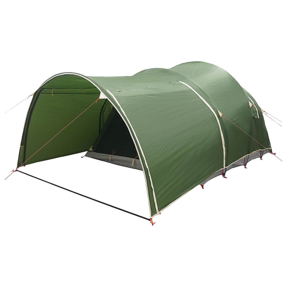 Produktbild för Tunneltält med tak Grön 370 x 275 x 210 cm Polyester och Stål