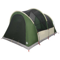 Produktbild för Tunneltält med tak Grön 370 x 275 x 210 cm Polyester och Stål