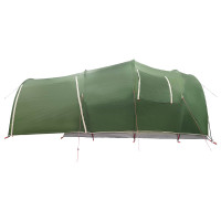 Produktbild för Tunneltält med tak Grön 370 x 275 x 210 cm Polyester och Stål