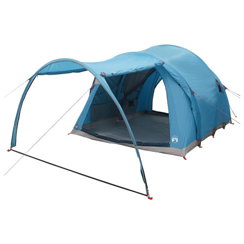 vidaXL Tunneltält med tak Blå 370 x 275 x 210 cm Polyester och Stål