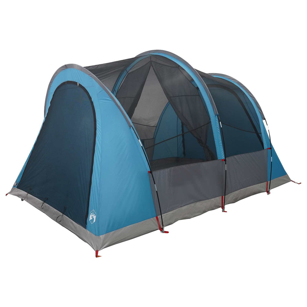Produktbild för Tunneltält med tak Blå 370 x 275 x 210 cm Polyester och Stål