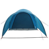 Produktbild för Tunneltält med tak Blå 370 x 275 x 210 cm Polyester och Stål