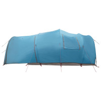 Produktbild för Tunneltält med tak Blå 370 x 275 x 210 cm Polyester och Stål
