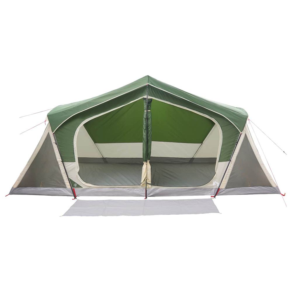 Produktbild för Stuga Tält med tak Grön 480 x 273 x 205 cm Polyester och Stål