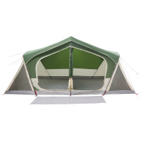 Produktbild för Stuga Tält med tak Grön 480 x 273 x 205 cm Polyester och Stål