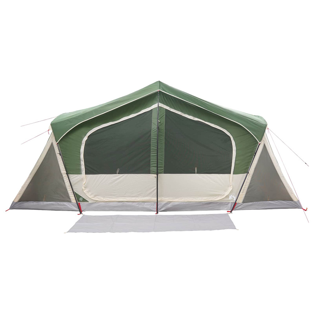 Produktbild för Stuga Tält med tak Grön 480 x 273 x 205 cm Polyester och Stål