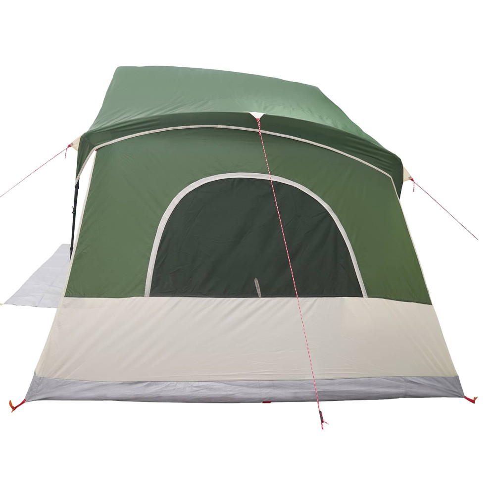 Produktbild för Stuga Tält med tak Grön 480 x 273 x 205 cm Polyester och Stål