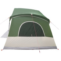 Produktbild för Stuga Tält med tak Grön 480 x 273 x 205 cm Polyester och Stål