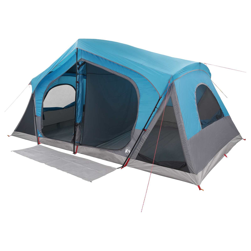 Produktbild för Stuga Tält med tak Blå 480 x 273 x 205 cm Polyester och Stål
