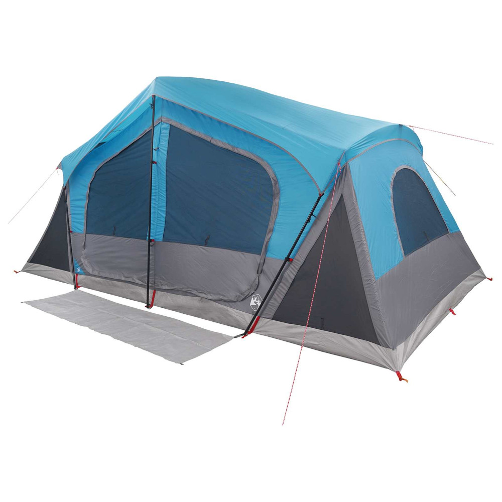 Produktbild för Stuga Tält med tak Blå 480 x 273 x 205 cm Polyester och Stål