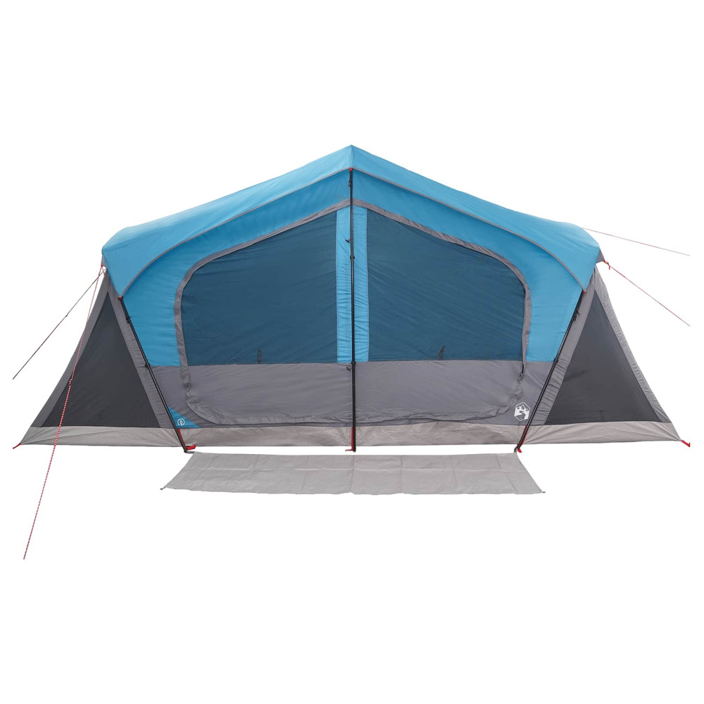 Produktbild för Stuga Tält med tak Blå 480 x 273 x 205 cm Polyester och Stål