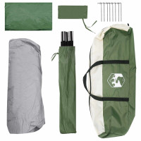 Produktbild för Instant Tält med tak Grön 305 x 215 x 140 cm Polyester och Stål