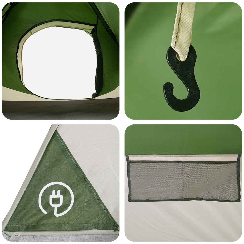 Produktbild för Instant Tält med tak Grön 305 x 215 x 140 cm Polyester och Stål