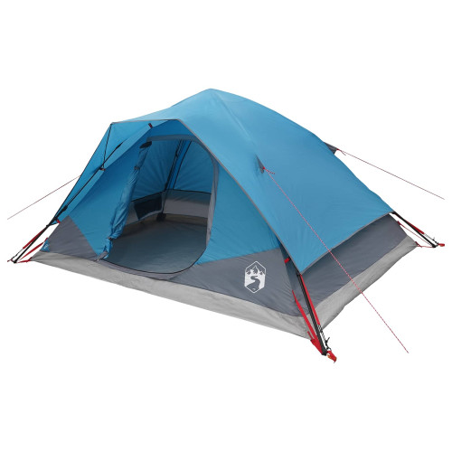 vidaXL Instant Tält med tak Blå 305 x 215 x 140 cm Polyester och Stål