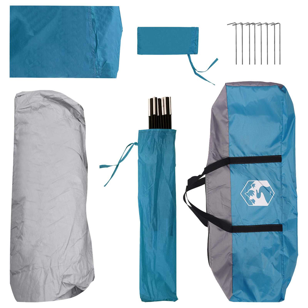 Produktbild för Instant Tält med tak Blå 305 x 215 x 140 cm Polyester och Stål