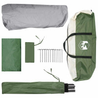Produktbild för Instant Tält med tak Grön 365 x 280 x 200 cm Polyester och Stål